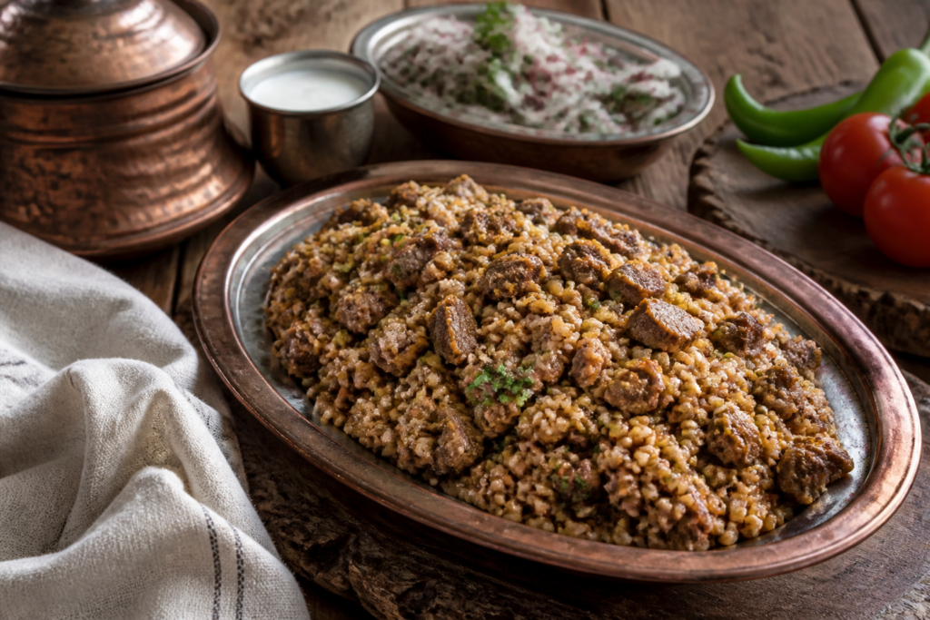 Ciğerli Bulgur — Uşak Sofrası yemek fotoğrafı