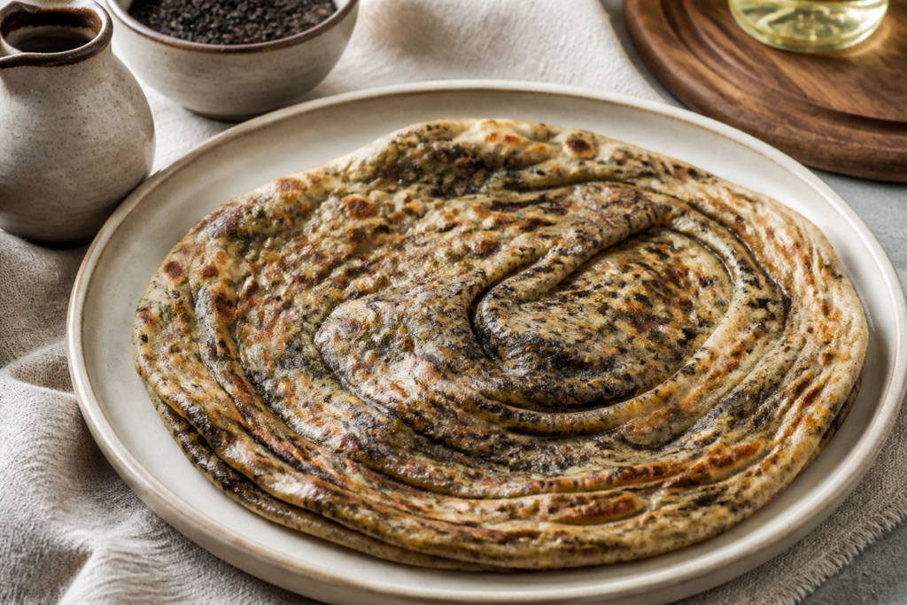 Haşhaşlı Uşak Katmeri — Uşak Sofrası yemek fotoğrafı
